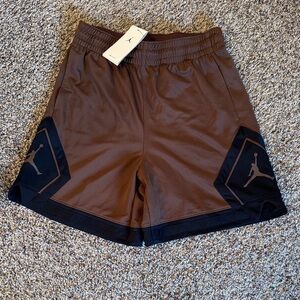 Jordan Brown and Black Performance Shorts